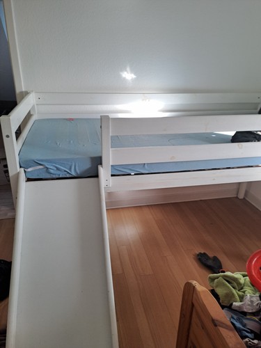 Kinderbett mit rutsche - kinderbett,