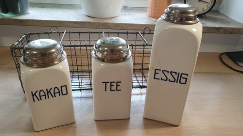 Alte vorratsdosen tee kakao - vorratsdosen:,