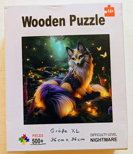Holzpuzzle größe 500 - größe, xl,
