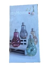 Ernsting's family My Home Tischleuchte Lampe Modern Mehrfarbig Glas 22cm