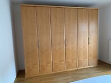 Komplettes Schlafzimmer, Ahorn Satin mit Alu Griffen