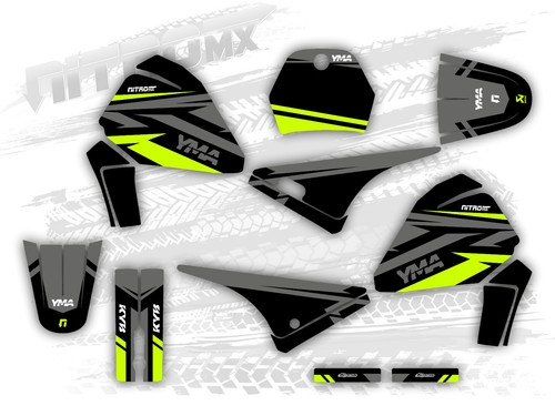 Grafik set passend yamaha pw80 - set,