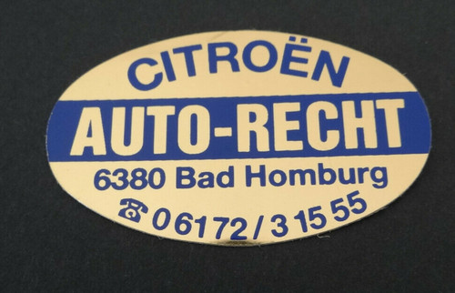 Werbe aufkleber citroën - werbe-aufkleber,