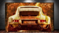 LEINWAND BILD ER XXL POP ART 911 RACING ABSTRAKT BUNT AUTO WAND POSTER