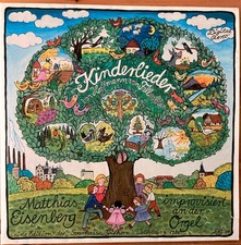 KINDERLIEDER von Hoffmann von Fallersleben Matthias Eisenberg Orgel Vinyl LP 12"