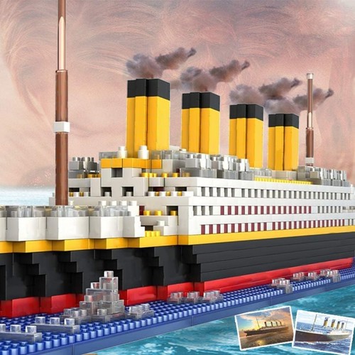 1860 pcs titanic bausteine - 1860,
