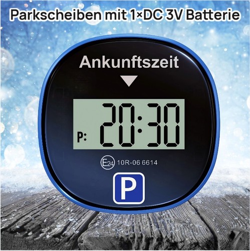 Elektronische parkscheibe mit - parkscheibe,