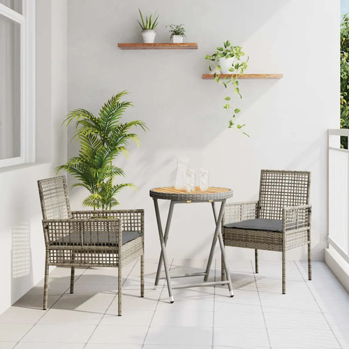 Garten bistro set - bistro, grau
