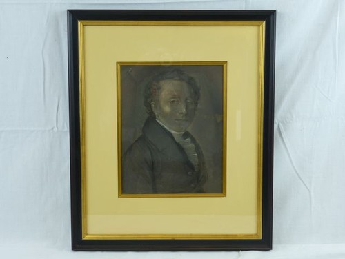 Gouache hinter glas - (b12),