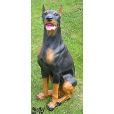 DOBERMANN lebensgroß 92 cm