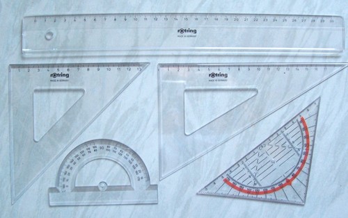 Verschiedene rotring lineale - 5, rotring-lineale