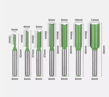 7 Stück 3mm-12mm Nutfräser