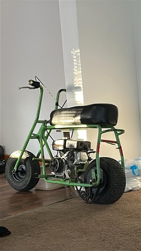 Green mini bike 79cc - mini,