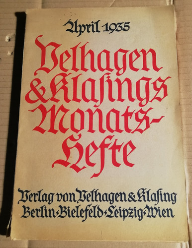Velhagen klasings - velhagen, &