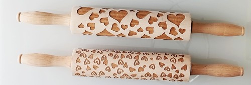 Teigrolle holz herz - holz, herzen