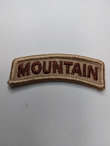 Army mountain tab - army,