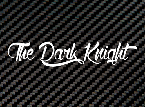 The dark knight - the, aufkleber