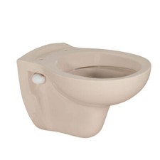 B-Ware Hänge-WC Beige Baustellen-WC Ersatz Toilette Wandhängend
