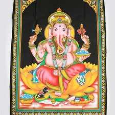 Wandbehang Bild  Ganesh Indien Bollywood Thangka Ganesha Om hippie  kpa 4