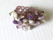 RING  dehnbar mit AMETHYST
