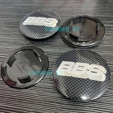 4x Für BBS Logo Radmitte Nabendeckel Nabenkappen Felgendeckel NEW 70mm