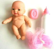 Puppen 17cm mit Trinkflasche