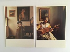 2 Postkarten, J. Vermeer, Set