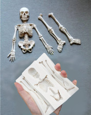 Skelett Form Silikon Fondant