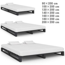 Massivholz Palettenbett