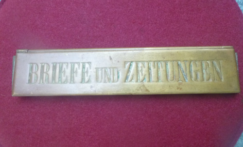 Alte briefklappe briefeinwurf - alte,