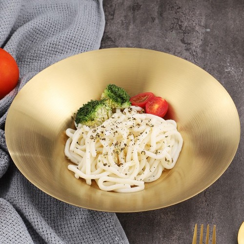 Spaghettiteller golden - spaghettiteller,