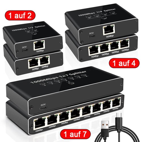 Lan splitter auf 4 7 - lan,
