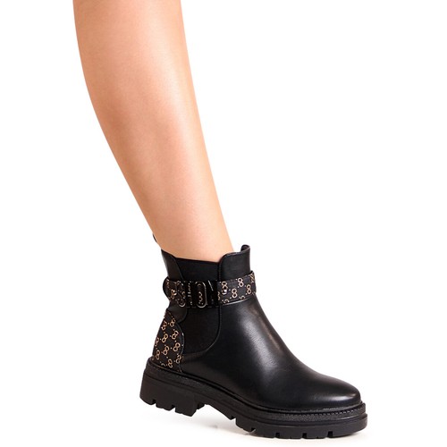 Damen plateau stiefeletten - damen,