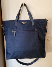 PRADA - praktischer Shopper - Nylon - Leder  - Handtasche  - Luxus - Tasche