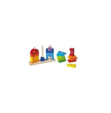 Haba 2187 Steckspiel Regenbogenhaus 19 Teile Motorik Neu & Ovp