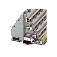 50 Stk. Phoenix Contact Dreileiter-Klemme DLK 4-PE Installations-Etagenklemmen