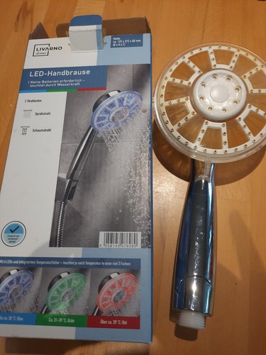 Led duschkopf brause - led,