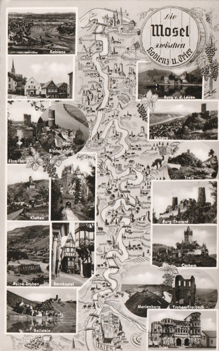 Mosel koblenz trier - ak, mosel-koblenz-trier
