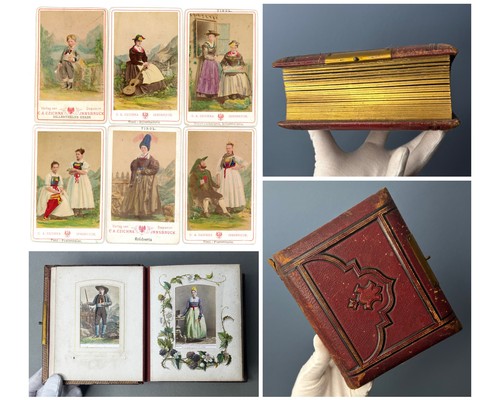 Antikes cdv fotoalbum - cdv,
