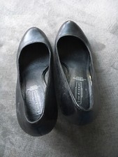 5th Avenue Deichmann Leder Pumps High Heels Schwarz Gr. 39