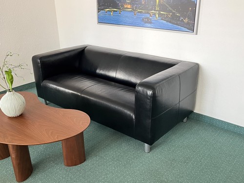 Kipplan leder sofa sitzer - sofa, 2-sitzer