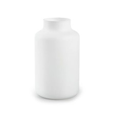 Glasvase Zylinder GIGI weiß