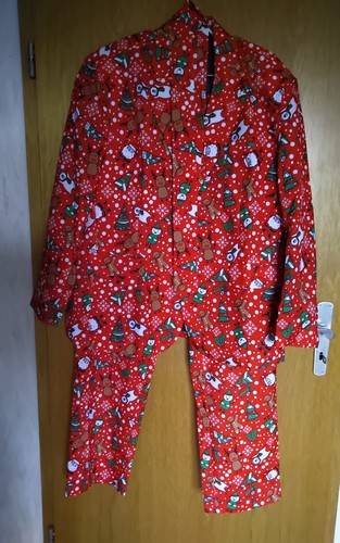 Weihnachtsanzug xxl rot - weihnachtsanzug, gr.