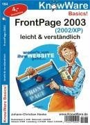 Frontpage 2003 leicht u. verständlich. Leicht  ver... | Buch | Zustand sehr gut