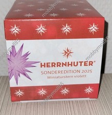 2025 Violett/Lila Original Herrnhuter Stern Sonderedition A1e 8cm Miniaturstern