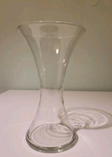 Blumenvase Schnittblumen Stäuße Tulpenvase Spring X-Form klar 25 cm Glas