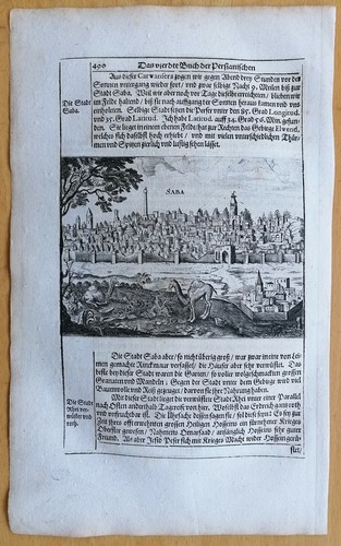 Olearius original kupferstich - olearius,
