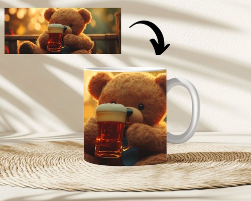 Kaffeetasse teddybär trinkt - teddybär,