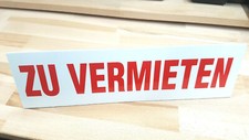 Zu Vermieten Schild Schilder