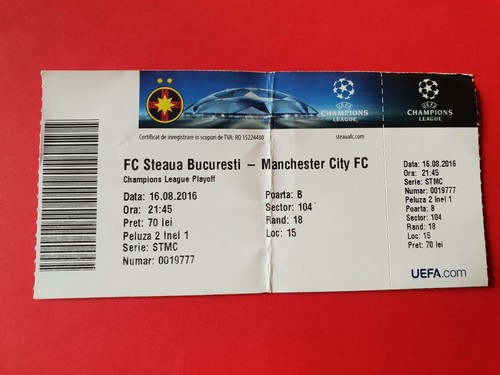 Used ticket uefa - used,